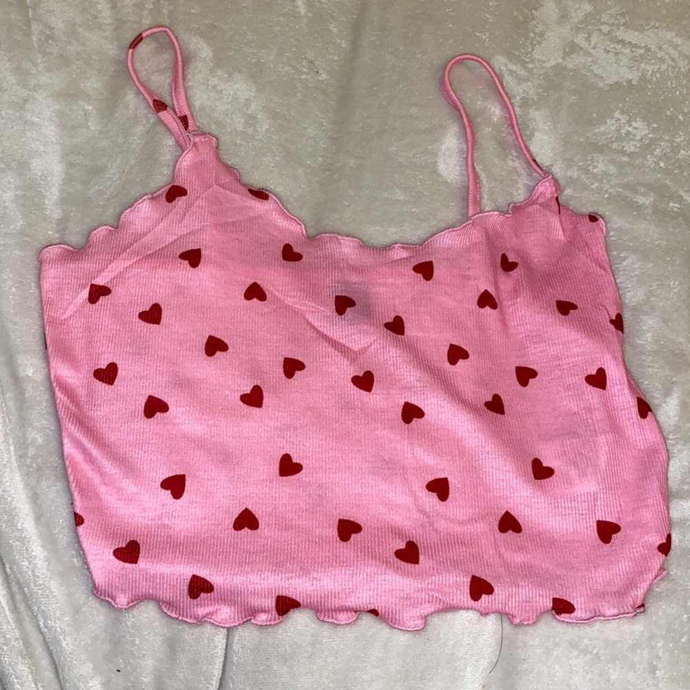 Pink crop top